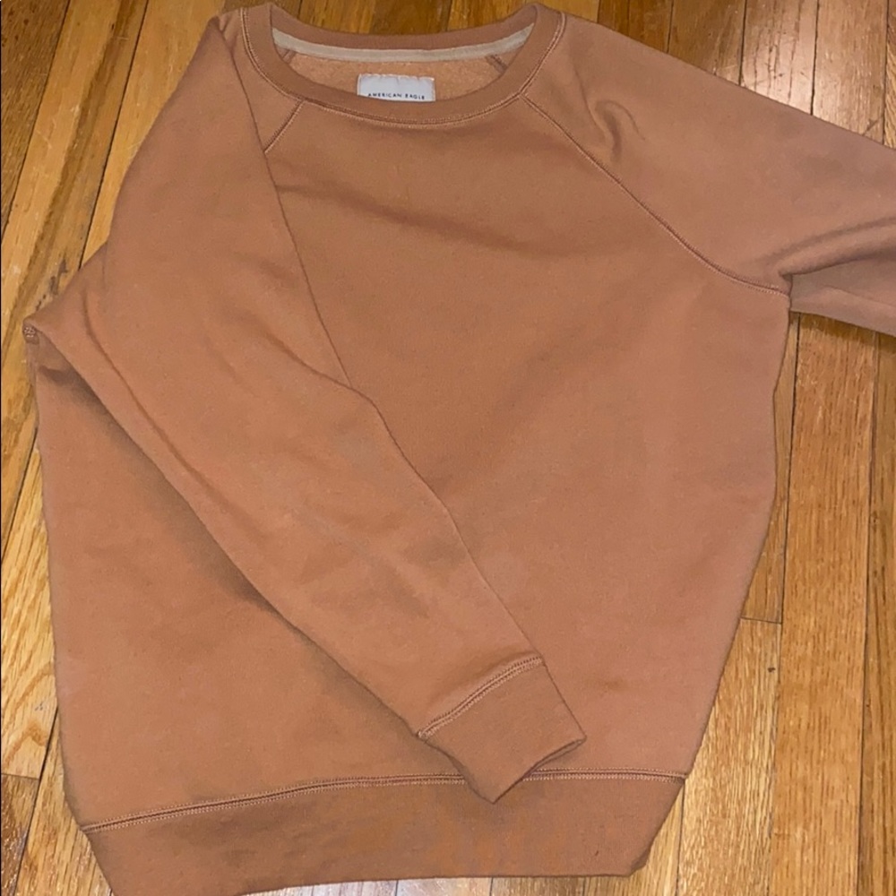 Tan Crew Neck Sweatshirt